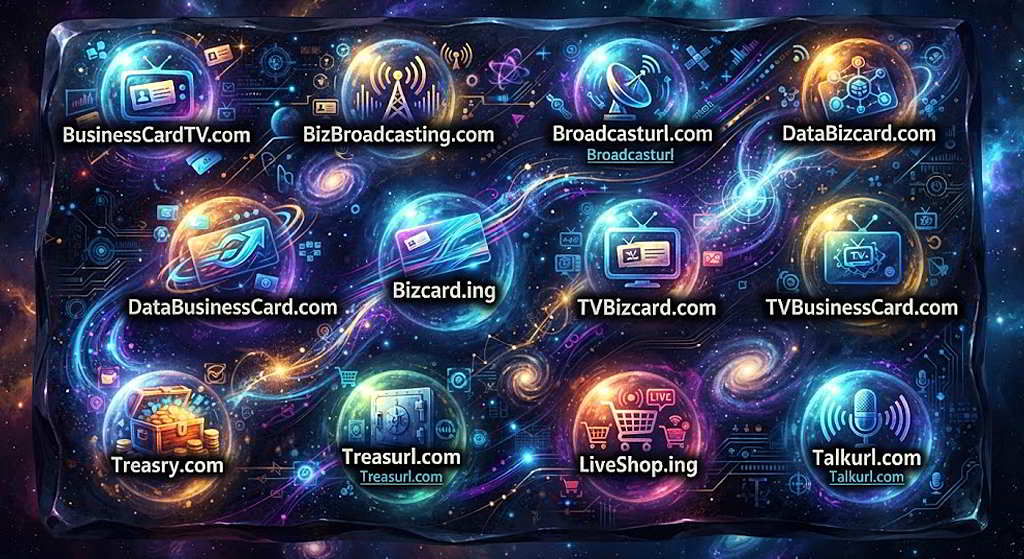 Domain Name Business Card TV art