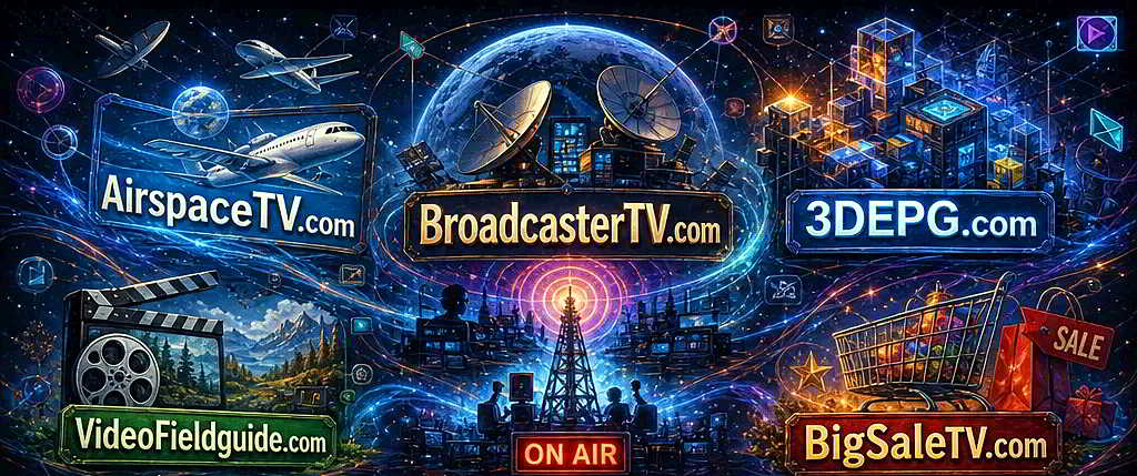 Broadcaster TV Airspace Video Fieldguide Big Sale TV 3D EPG